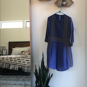 Madewell Silk Bandana Pattern Dress